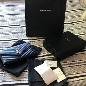 Saint Laurent Monogram Wallet Purse for Sale!